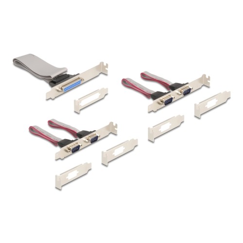 Delock Mini PCIe I/O PCIe full size 4 x Serial RS-232, 1 x Parallel