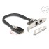 Delock Mini PCIe I/O PCIe full size 2 x RJ45 Gigabit LAN