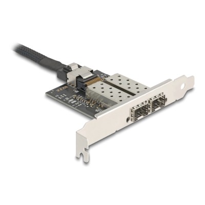 Delock Mini PCIe I/O PCIe full size 2 x SFP Gigabit LAN 2