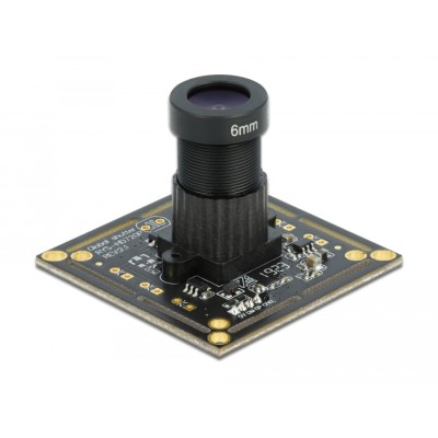 Delock USB 2.0 Camera Module with Global Shutter black / white 0.92 mega pixel 36° V6 fix focus 2
