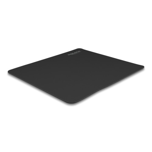 Delock Mouse pad black 450 x 400 mm glass coating