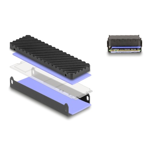 Delock USB Type-C™ 40 Gbps Enclosure for 1 x M.2 NVMe PCIe SSD