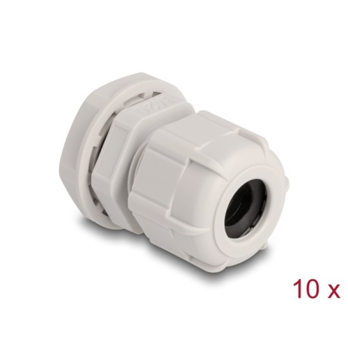 Delock Cable Gland M20 10 pieces grey