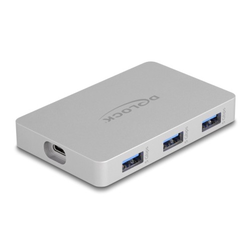 Delock 7 Port USB Hub with 4 x USB Type-C™ female and 3 x USB Type-A female with PD 82 W