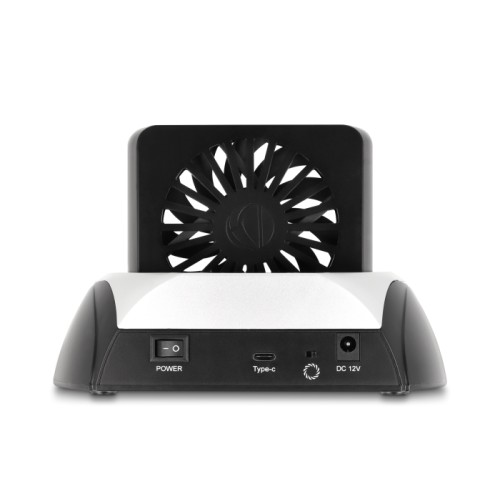 Delock USB 10 Gbps Docking Station for 2.5″ / 3.5″ SATA HDD / SSD or M.2 NVMe PCIe or SATA SSD with fan