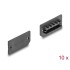 Delock Dust Cover for USB Type-E Key A or Key B female 10 pieces black