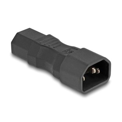 Delock Power Adapter IEC 60320 - C14 to C13, male / female, 10 A, straight