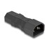 Delock Power Adapter IEC 60320 - C14 to C13, male / female, 10 A, straight