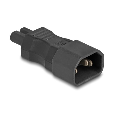 Delock Power Adapter IEC 60320 - C14 to C7, male / female, 2.5 A, straight