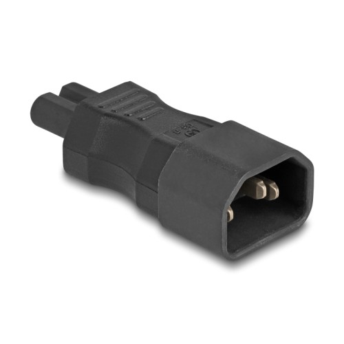 Delock Power Adapter IEC 60320 - C14 to C7, male / female, 2.5 A, straight