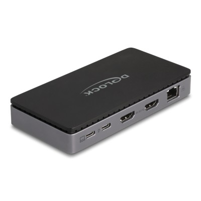 Delock USB Type-C™ Docking Station 4K - Dual HDMI MST / USB / Gigabit LAN / PD 3.0 85 W 2