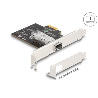 Delock PCI Express x1 Network Card Gigabit LAN 1 x SFP i210