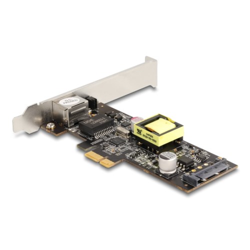 Delock PCI Express x1 Network Card 2.5 Gigabit LAN 1 x RJ45 with PoE+ i225