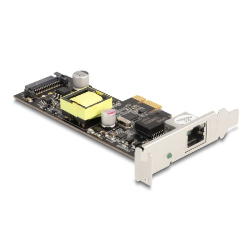 Delock PCI Express x1 Network Card 2.5 Gigabit LAN 1 x RJ45 with PoE+ i225