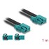 Delock Cable HDMTD Z single + Powerpin jack to HDMTD Z single + Powerpin jack 1 m