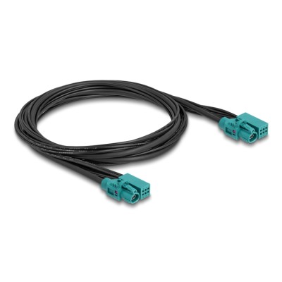 Delock Cable HDMTD Z single + Powerpin jack to HDMTD Z single + Powerpin jack 1 m 2