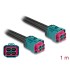 Delock Cable HDMTD Z quad jack to HDMTD Z quad jack 1 m IP67 Protection Class