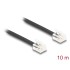 Delock Telephone Cable RJ11 plug to RJ11 plug black 10 m