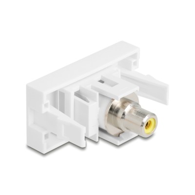 Delock Easy 45 Module RCA female to RCA female yellow / white 2