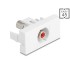 Delock Easy 45 Module RCA female to RCA female red / white