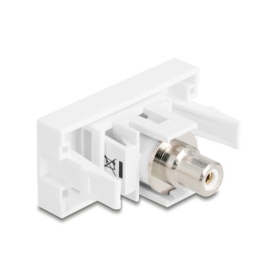 Delock Easy 45 Module RCA female to RCA female white / white 2