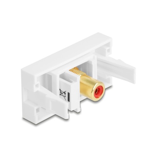 Delock Easy 45 Module RCA female to RCA female gold plated red / white