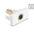 Delock Easy 45 Module Mini-DIN 6 pin female to female gold plated white