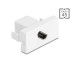 Delock Easy 45 Module HDMI female to female diagonal 8K 60 Hz white
