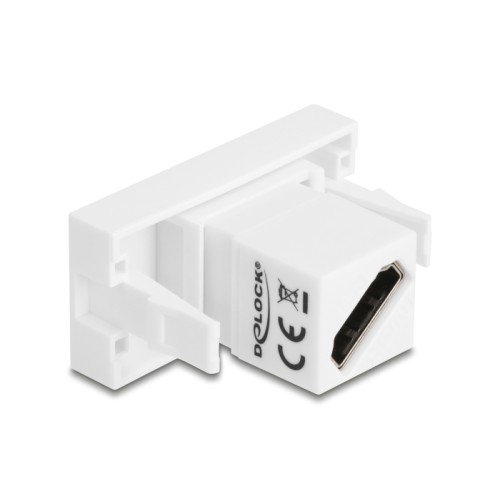 Delock Easy 45 Module HDMI female to female diagonal 8K 60 Hz white