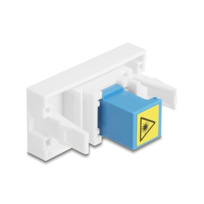 Delock Easy 45 Module SC Simplex female to SC Simplex female with laser protection flip inside blue / white 2