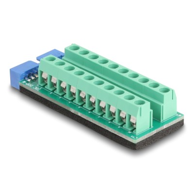 Delock USB Pfostenstecker zu Terminalblock Adapter 20 Pin 2