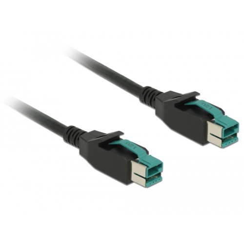 Delock PoweredUSB cable male 12 V > PoweredUSB male 12 V 1 m for POS printers and terminals