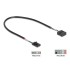 Delock Cable USB 2.0 pin header female 2.54 mm 4 pin to USB 2.0 pin header female 2.54 mm 10 pin 30 cm