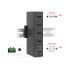 Delock Industry Hub 4 x USB 2.0 Type-A with 15 kV ESD protection and DIN rail mounting