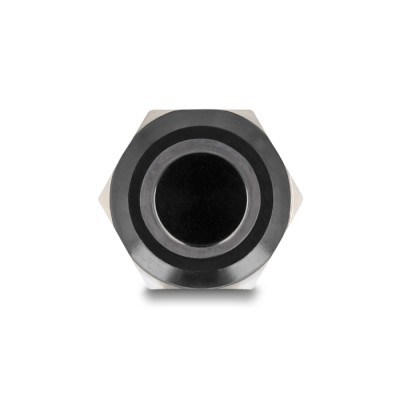 Delock Push Switch for Installation black 12 mm 12 V 4 x solder connection LED red ring 2