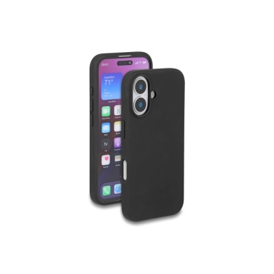 Delock Protective Case for iPhone 16 made of soft-touch silicone black