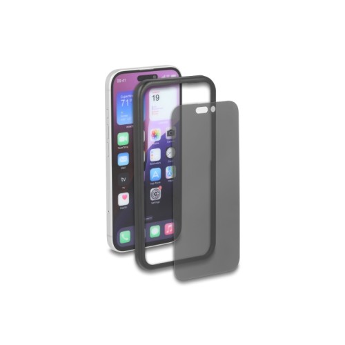 Delock Screen Protector Privacy Glass for iPhone 16 / Tempered-Glass Anti Spy 4 Ways privacy protection with easy installation t