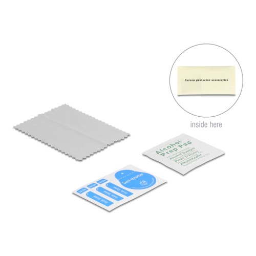 Delock Screen Protector Privacy Glass for iPhone 16 / Tempered-Glass Anti Spy 4 Ways privacy protection with easy installation t