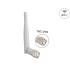 Delock WiFi 7 Antenna TNC plug 2 - 3 dBi 13.5 cm omnidirectional with tilt joint grey