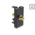 Delock Easy 45 Module RCA female to RCA female gold plated white / black