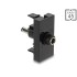 Delock Easy 45 Module DC 5.5 x 2.1 mm female to DC 5.5 x 2.5 mm male black