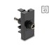 Delock Easy 45 Module DC 5.5 x 2.5 mm female to DC 5.5 x 2.1 mm male black