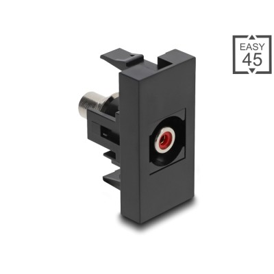 Delock Easy 45 Module RCA female to RCA female red / black