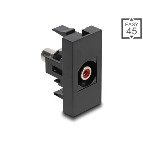 Delock Easy 45 Module RCA female to RCA female red / black