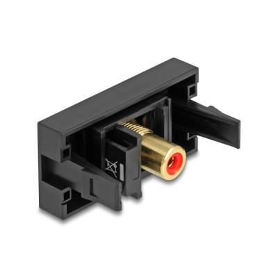 Delock Easy 45 Module RCA female to RCA female gold plated red / black 2