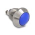 Delock Push Button for Installation 12 mm 2 x Screw Terminal blue