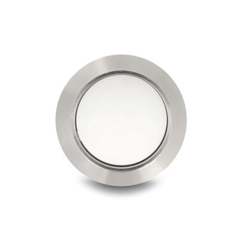 Delock Push Button for Installation 12 mm 2 x Screw Terminal white