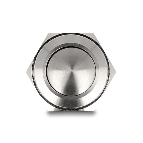 Delock Push Button for Installation 16 mm 2 x Screw Terminal actuator domed