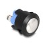 Delock Push Button for Installation 16 mm 2 x Screw Terminal actuator domed plastic snap in assembly