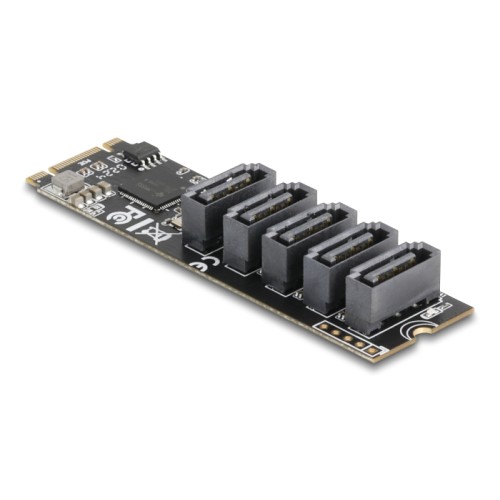 Delock M.2 2280 Key B+M Controller to 5 x SATA